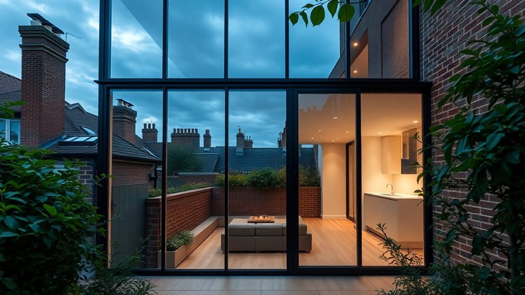 Glass Extension Walls Kensal Green